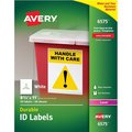Avery Label, Perm, Laser, 8.5X11, We 50PK AVE6575